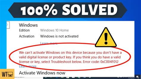We cant activate windows